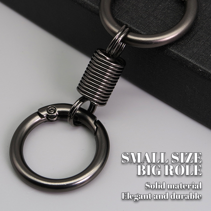 🔥🔥2024Last Day Promotion  - 49% off)Nordic Retro Spring Double Ring Keychain