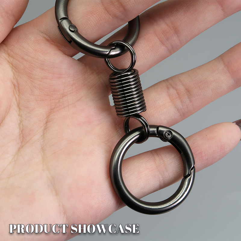 🔥🔥2024Last Day Promotion  - 49% off)Nordic Retro Spring Double Ring Keychain